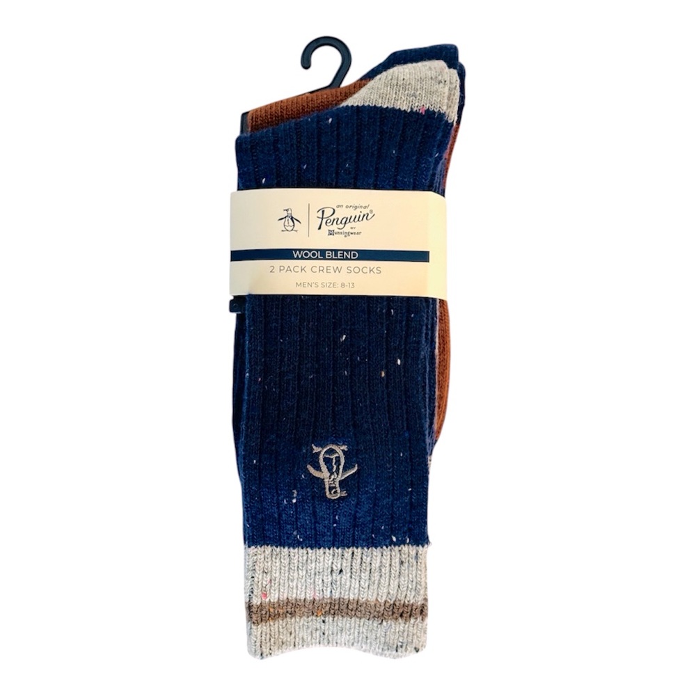 Original Penguin Wool Blend Crew Socks, Men’s Sz 8-13 NWT Sold Out!